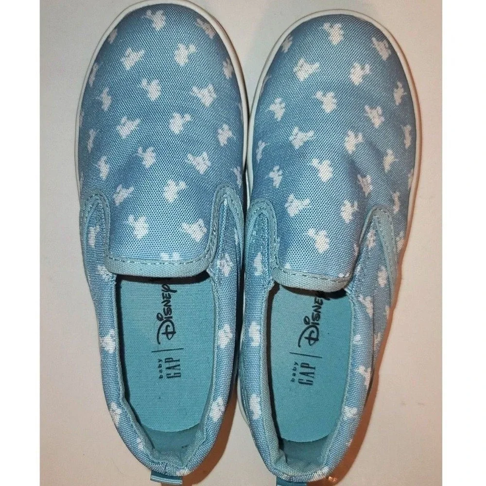 Disney's Gap Blue Slip-on Sneakers Mickey Mouse Unisex Size‎ 11